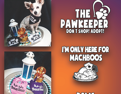 Dog's or cat's bandanna print logos and designs