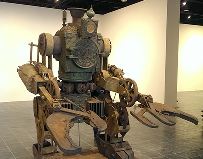 Rusty Steampunk Robot