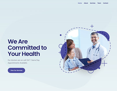 Health Landing page