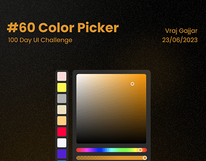 100-Day UI Challenge Day-60 | Color Picker