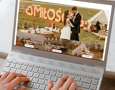 Wedding place website design