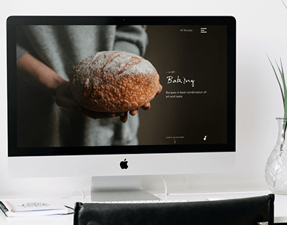 Bakery Recipe Website -Concept