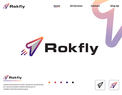 Best Paper Plane - Apollo, Rokfly Logo Design