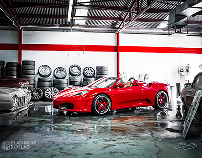 Platinum Rollas Ferrari Photoshoot