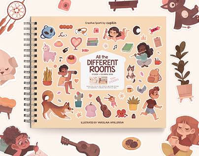 All the Different Rooms | Sticker & Activity book