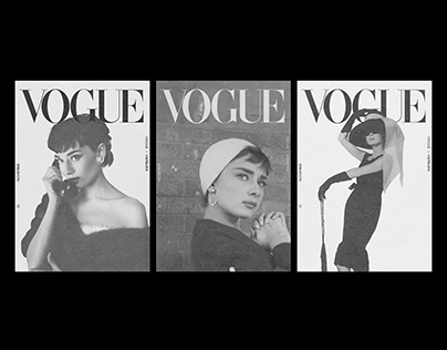 Audrey Hepburn Vogue Concept Posters