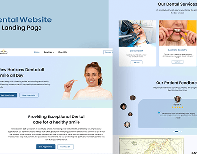 Project thumbnail - Dental Website Landing Page