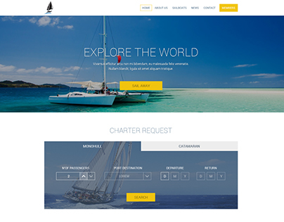 Yacht Charter Website