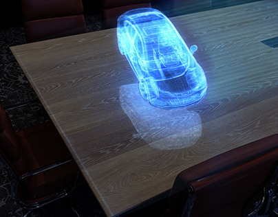 Car Hologram in Cinema 4D and After Effects