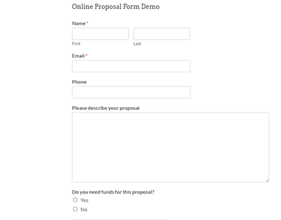 Online-Proposal-Form
