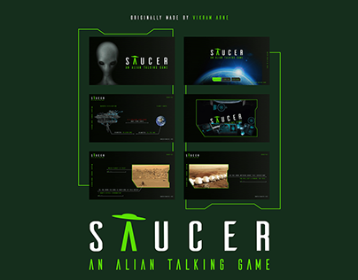 Saucer- An Alian Talking Game UI