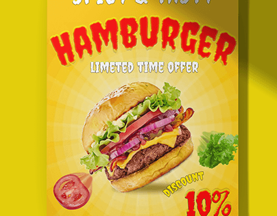 hamburger poster