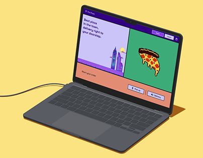 Pixl Pizza - Homepage design (Short project)