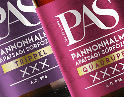 Pannonhalma Abbey Beer Label Design ≠8