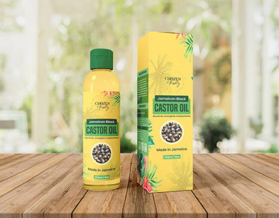 Jamaican Black Castor Oil Packaging & Label Design