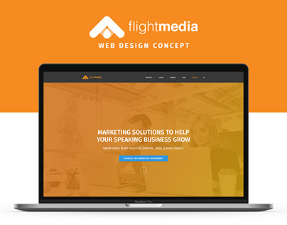 Flight Media // Web Design Concept