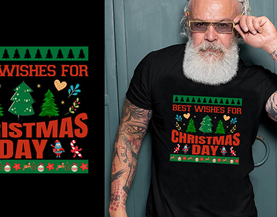 Christmas day T-shirt Design.