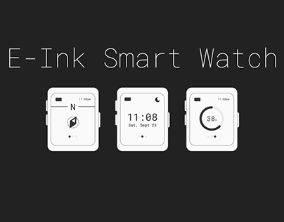 E-Ink Smart Watch Concept