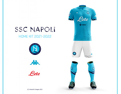 SSC NAPOLI Rebranding - Project for a new kit and logo