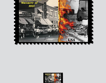 BlackWall Street Stamp