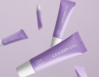 Cream Co. 3in1 Lip Balm Product Design