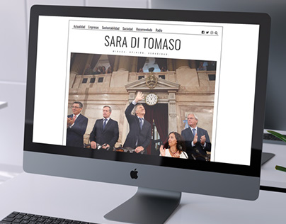 Sara Di Tomaso - Diseño de Website