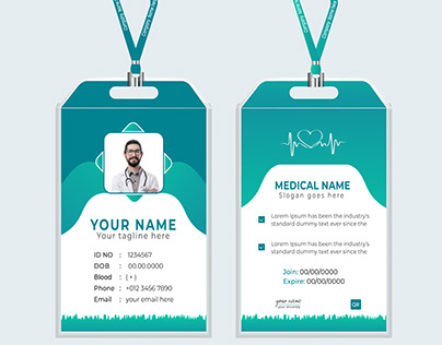 Medical ID Card Template