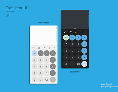 Calculator flat design
