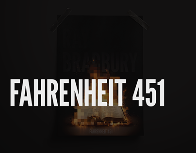 Fahrenheit 451 Poster | Book cover
