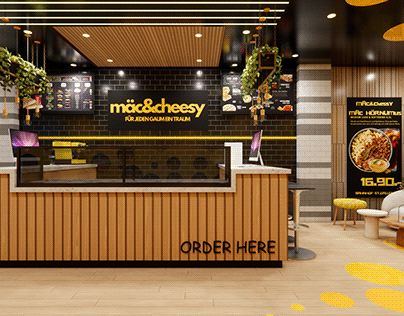 Cheese and Mac Restaurant Interior