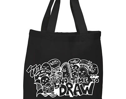 Doodle Art tote bags