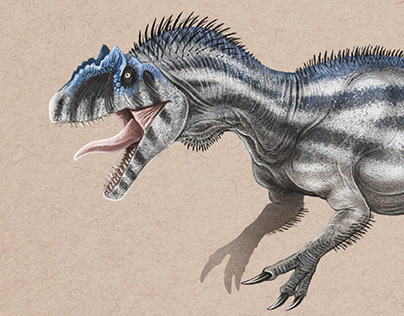 Allosaurus Fragilis Paleoillustration