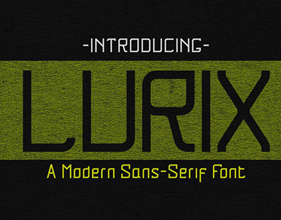 Lurix Font (Free Demo Version)