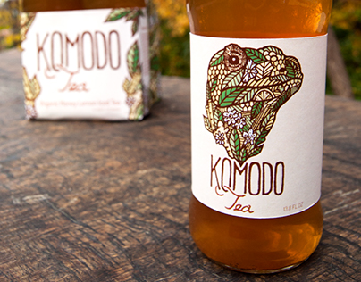Komodo Tea - Branding, Illustration, Package Design.