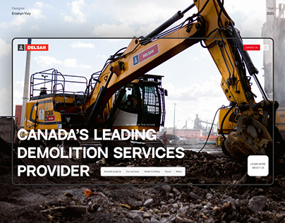 Redesign of Delsan Construction Company's Website