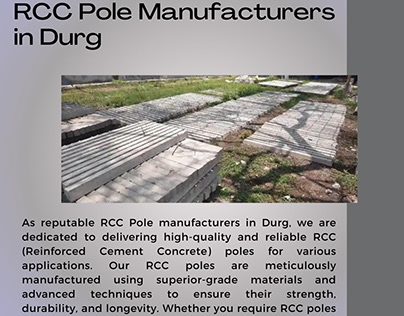RCC Pole Manufacturers in Durg