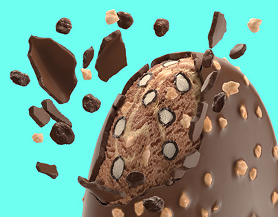 Ice Cream Chocolate Explosion Animation
