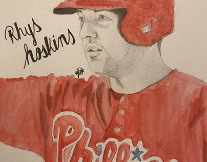 Philadelphia Phillies Left Fielder Rhys Hoskins