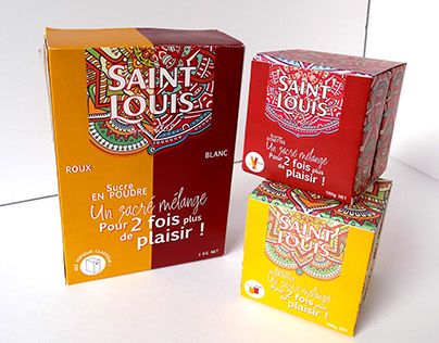 Packagings sucres Saint Louis.