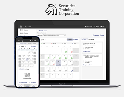 Training App for Securities Training Corporation