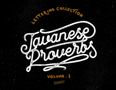 Javanese Proverbs - Lettering Collection vol.1