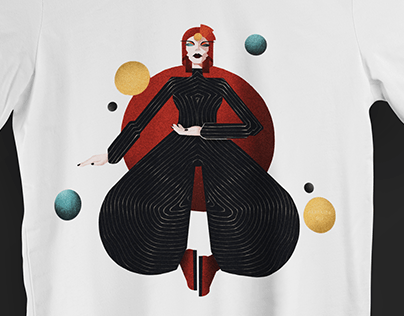Bowie T-Shirt Print