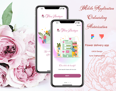 Flower shop app / Onboarding and Authorization