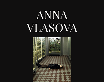 Site for photographer Anna Vlasova
