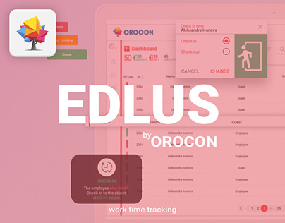 EDLUS - work time control system