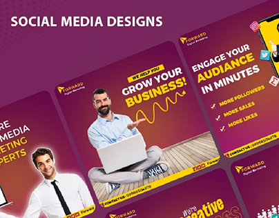 Forward Agency Social media designs