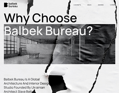 Balbek Bureau website redesign