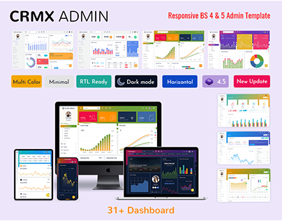CRM Admin Dashboard Template
