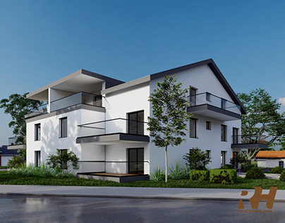 Residential House Exterior Design & 3D Rendering