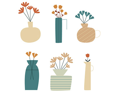 Illustration - "Pots de fleurs"